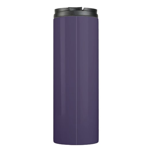 Bouteilles Isothermes Couleur uni pastel violet foncé (Dos)