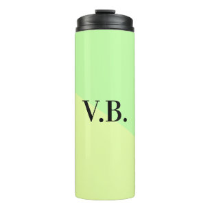 Bouteilles Isothermes Couleur unie simple ajoutez nom texte monogramme j