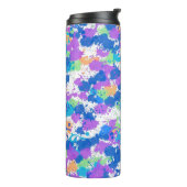 Bouteilles Isothermes Couleurs cool Peinture Abstraite, Blurple (Tourné sur la gauche)