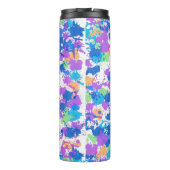 Bouteilles Isothermes Couleurs cool Peinture Abstraite, Blurple (Dos)