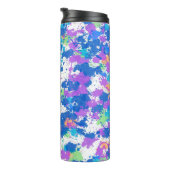 Bouteilles Isothermes Couleurs cool Peinture Abstraite, Blurple (Tourné sur la droite)