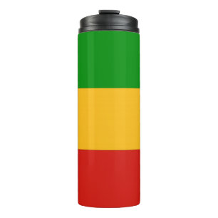 Bouteilles Isothermes COULEURS DE DRAPEAU RASTAFARI + vos idées