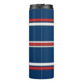 Bouteilles Isothermes Couleurs de l'équipe Rouge Blanc Bleu (Dos)