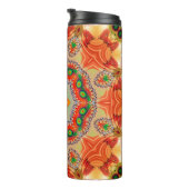 Bouteilles Isothermes Couleurs d'énergie vibrantes : design mandala. (Tourné sur la droite)