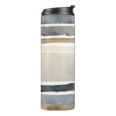 Bouteilles Isothermes Couleurs neutres des bandes d'aquarelle (Tourné sur la gauche)