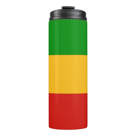 Bouteilles Isothermes COULEURS RASTAFARI + vos idées (Devant)