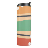 Bouteilles Isothermes Couleurs rétro OEuvre abstraite (Tourné sur la gauche)