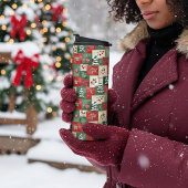 Bouteilles Isothermes Country patchwork christmas pattern