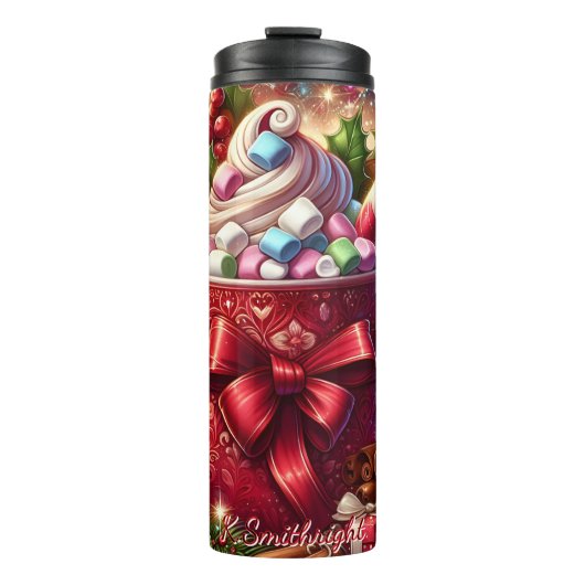 Bouteilles Isothermes Coupe de cacao chaud avec Marshmallows (Devant)