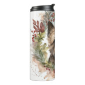 Bouteilles Isothermes Coupe de fête de la couronne de Noël de Cairn Terr (Tourné sur la gauche)