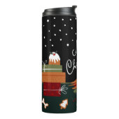 Bouteilles Isothermes Coupe de Noël mignonne (Tourné sur la gauche)