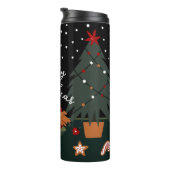 Bouteilles Isothermes Coupe de Noël mignonne (Tourné sur la droite)