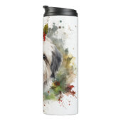 Bouteilles Isothermes Coupe festive de germe de Noël Havanais (Tourné sur la droite)