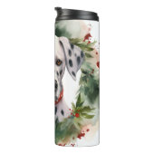 Bouteilles Isothermes Coupe festive de la couronne de Noël dalmate (Tourné sur la droite)