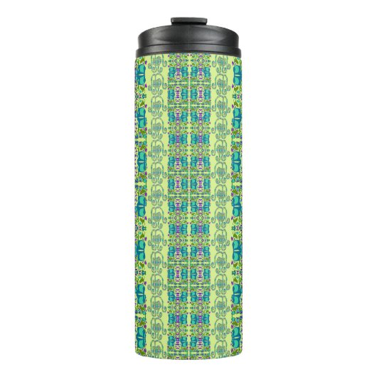 Bouteilles Isothermes Coupelles Fleurs Assorties (Devant)