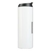 Bouteilles Isothermes Couples chics Initails | blanc et gris (Tourné sur la gauche)