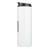 Bouteilles Isothermes Couples chics Initails | blanc et gris (Tourné sur la droite)