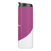 Bouteilles Isothermes Courbe violette et blanc (Tourné sur la droite)