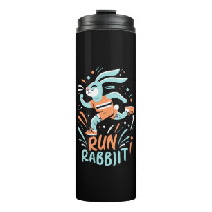 Bouteilles Isothermes courir lapin marathon coureur lapin mignon