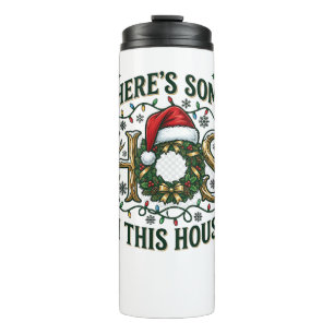 Bouteilles Isothermes Couronne de Noël de Hos House Chapeau de Père Noël