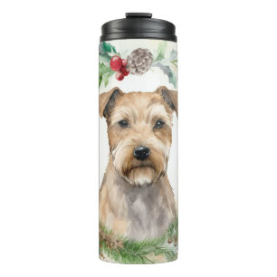 Bouteilles Isothermes Couronne de Noël festive Terrier de la baie de Che