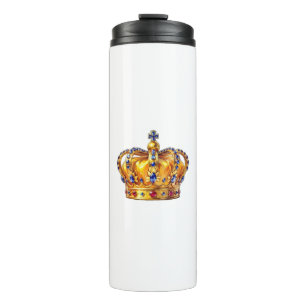 Bouteilles Isothermes Couronne royale en or