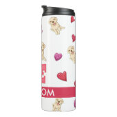 Bouteilles Isothermes Coutume Valentine's Day Labrador Retriever Chien (Tourné sur la droite)