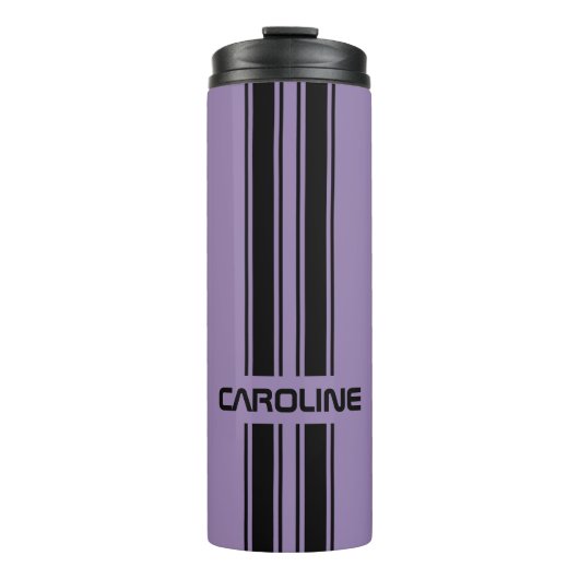 Bouteilles Isothermes Coutume Violet violet noir course automobile Sport (Devant)