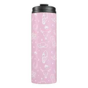 Bouteilles Isothermes Cowgirl Côtière Blanc Rose