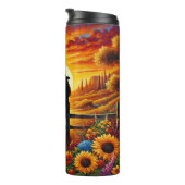 Bouteilles Isothermes Cowgirl Summer - Coucher de soleil, Sass & Charme  (Tourné sur la droite)