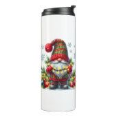 Bouteilles Isothermes Cozy Christmas Gnome Art – Festive Holiday (Tourné sur la gauche)