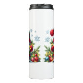 Bouteilles Isothermes Cozy Christmas Gnome Art – Festive Holiday (Dos)