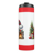 Bouteilles Isothermes Cozy Christmas Gnome Art – Festive Holiday (Devant)