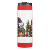Bouteilles Isothermes Cozy Christmas Gnome Art – Festive Holiday (Dos)