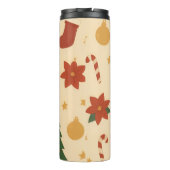 Bouteilles Isothermes Cozy Christmas Pattern with Gifts and Trees (Dos)