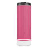 Bouteilles Isothermes Cranberry White | Élégant | Minimal | CUSTOMISÉ (Dos)