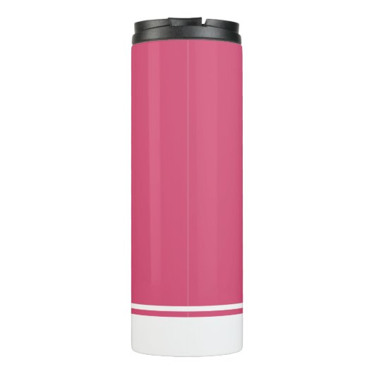 Bouteilles Isothermes Cranberry White | Élégant | Minimal | CUSTOMISÉ (Dos)