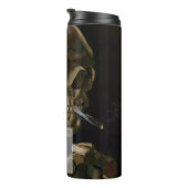 Bouteilles Isothermes Crâne avec brûler la cigarette Van Gogh Monogramme (Tourné sur la droite)