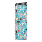 Bouteilles Isothermes Crâne riant de texture (Tourné sur la gauche)