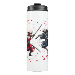 Bouteilles Isothermes Crâne Samurai Duel
