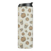 Bouteilles Isothermes Crânes et Citrouille Motif d'Halloween (Tourné sur la gauche)