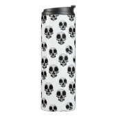 Bouteilles Isothermes Crânes Motif noir et blanc (Tourné sur la gauche)