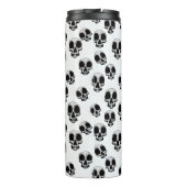Bouteilles Isothermes Crânes Motif noir et blanc (Dos)
