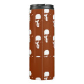 Bouteilles Isothermes Crânes sur les couleurs marron (Dos)