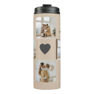 Bouteilles Isothermes Cream Arrière - plan & Photo Collage pour Maman -