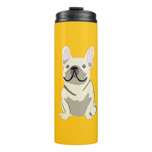 Bouteilles Isothermes Cream French Bulldog (Devant)