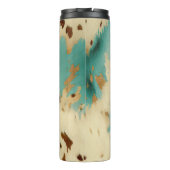 Bouteilles Isothermes Cream Gold Turquoise Cowhide Animal (Dos)