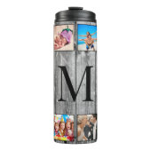 Bouteilles Isothermes Create Your Custom Photo Collage Rustic Farmhouse (Devant)