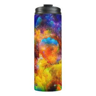 Bouteilles Isothermes Creative of fractal element, lights a