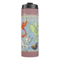 Créatures Magiques Graphique Vintage